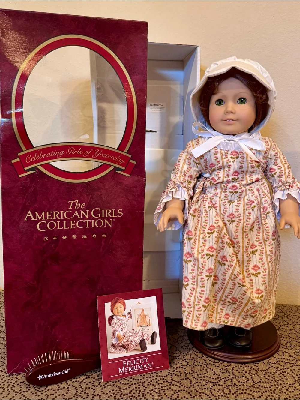 Pleasant Company American Girl Felicity Merriman Doll 18-inch Vintage